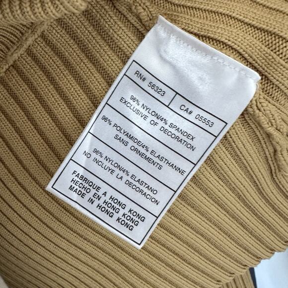 Nike Womens Long Sleeve V-Neck Cardigan Sweater Full Zip Up Ribbed 90s Y2K - Picture 9 of 11